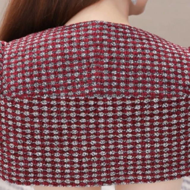 全2色 卒業式 スーツ ママ おしゃれ ジャケット セットアップ レディース 卒園式 入園式 入学式 お祝い 七五三 ママスーツ ブラック レッド ワンピーススーツ セレモニースーツ お呼ばれ ウール ツイード 大きいサイズ Xl 2xl 3xl 4xl 代 40代 30代 50代 クルーネック