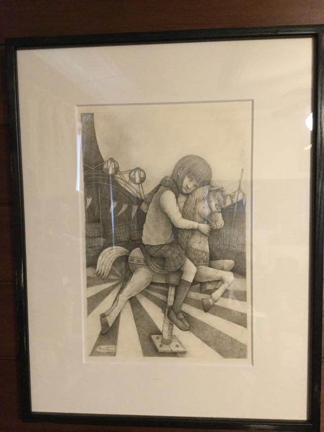 こまつたかし Untitled 鉛筆画 コルメキッサウェブショップ 創作人形 絵画 メモリーオイルなど