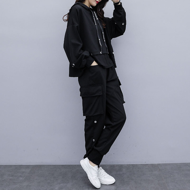 セットアップ レディース 40代 韓国 スーツ スカート コーデ 30代 代 パーカー パンツ ストレートパンツ フード付き 長袖 無地 ボタン ゆったり 体型カバー ツーピース 大人 可愛い Dress No Sato