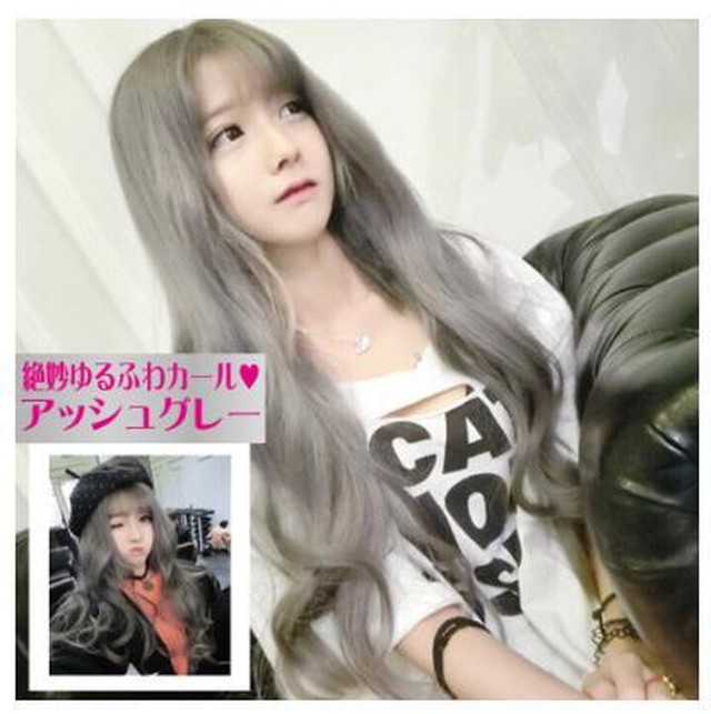 ゆるやかウェーブのシースルーバングロングウィッグ Rondorire ロンドリール