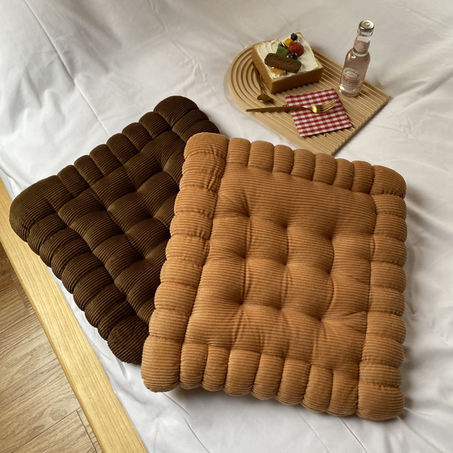 ビスケット クッション 可愛い 座布団 インテリア 人気 2色 Dyh海外子供用品