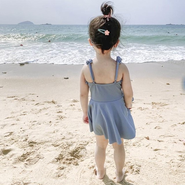 全２色 水着 ワンピース フリル 無地 夏 おしゃれ 可愛い 子供 キッズ ベビー 赤ちゃん 男の子 女の子 Hay217 Berceau Select Shop ベルソー セレクトショップ キッズ 親子ペアetc