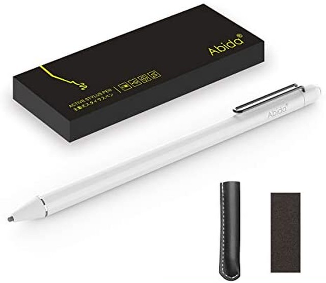 Jpcs Abida タッチペン 極細 スタイラスペン Ipad Iphone対応 スマートフォン タブレット 専用 スタイラスペン 日本製優れたペン先 高感度 ツムツム 軽量 充電式 5分間自動オフ タッチペン お絵描き 白 Az Japan Classic Store