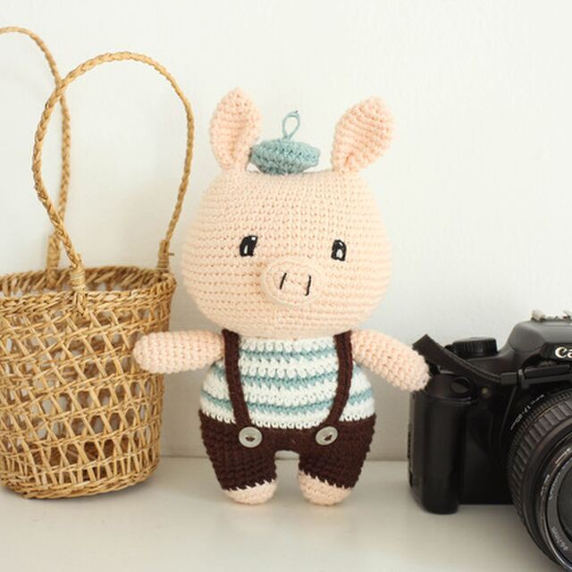 あみぐるみ ぶた 編みぐるみ 出産祝い 男の子 女の子 プレゼント 子供 The Bunny