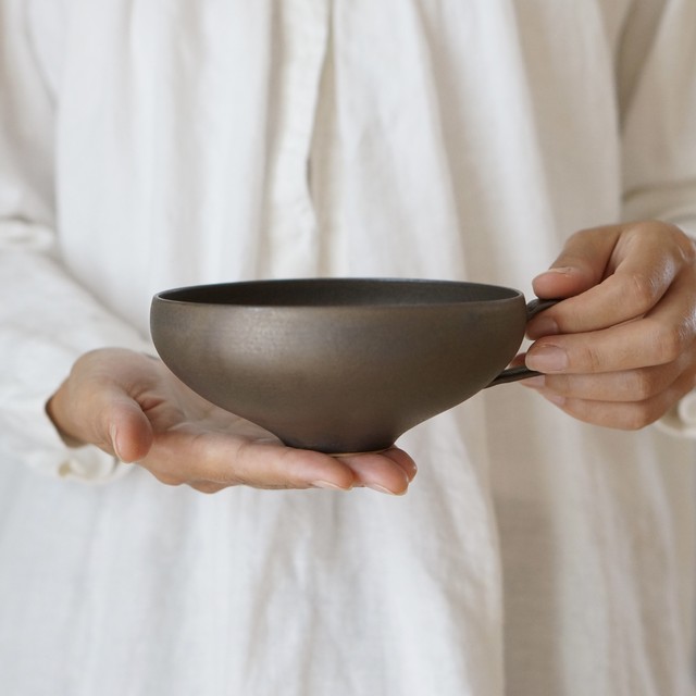スープカップ ブロンズ釉 おしゃれな和食器の通販 陶磁器のうつわブランド 瑞光窯オンラインストア