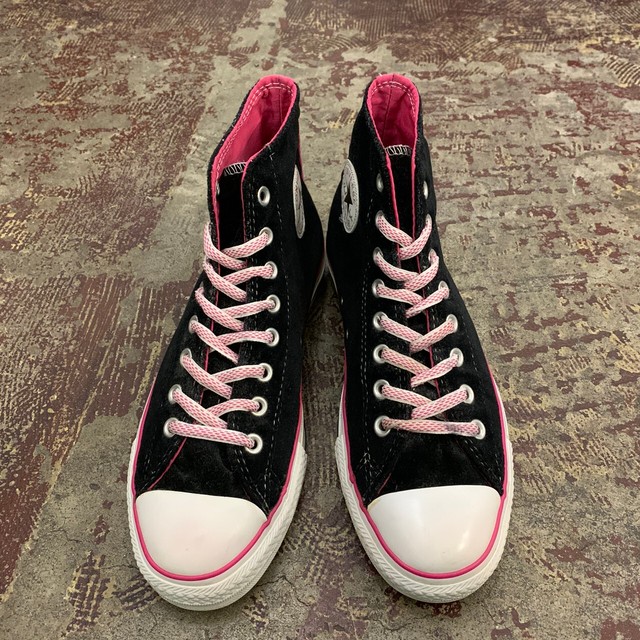 Vintage Converse コンバース スニーカー ハイカット ベロア 黒 26 0 Slat Albatross Vintage