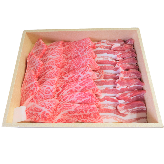 和牛と埼玉県産豚肉 焼肉食べ比べセット 本州送料込 K 45 ミートプラザニシジマ