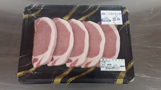 冷凍 カナダ産三元豚ロースカット １００ｇ ５枚 とんかつ ソテー用 ブランド豚 ケベックの恵 食品 肉 お試し 訳あり 卸 問屋 直送 業務用 ポークステーキ ａｂｃミート