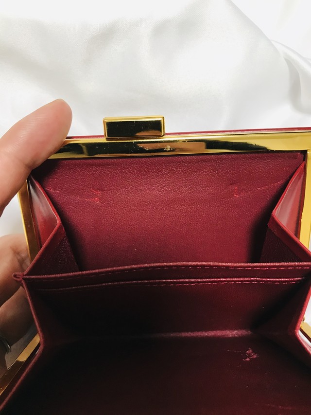 ジバンシィ がま口財布 レッド Petit Luxe Vintage
