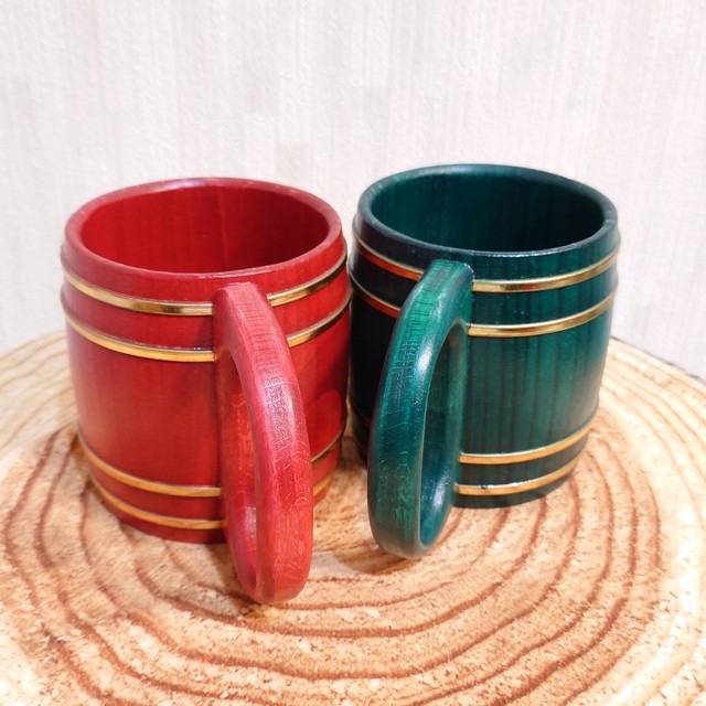 復活 数量限定 木樽ジョッキ コヤッキーレッド Tkf Online