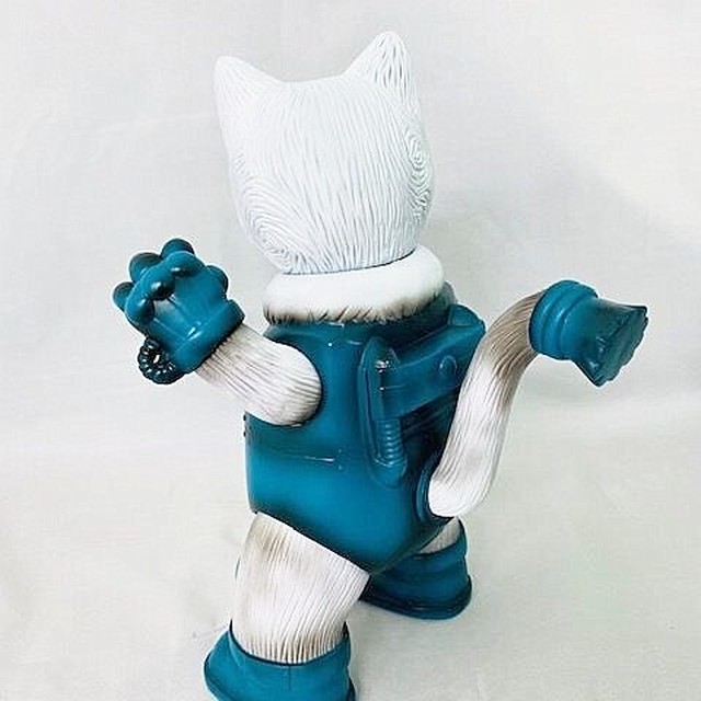 ソフビ 低予算装備 ネコボーグ オリジナル Threewax