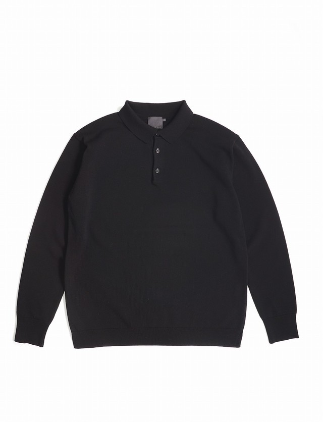 Knitted Polo in Smooth Stitch