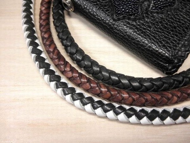 ウォレットチェーン メンズアクセサリー アクセサリー ファッション 本革 ウオレットチェーン レザーウォレット ロープ 手編 シンプル 3011 Tre Fiore