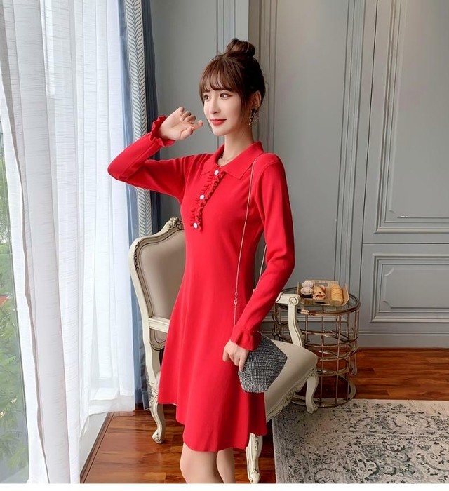 有限 電子 砦 赤 ワンピース 冬 Chankosaikai Jp