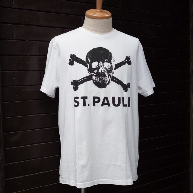 Fc St Pauli Official T Shirt Skull Print White Fcザンクトパウリ オフィシャル Tシャツ スカルプリント ホワイト Small Change ヴィンテージ 古着 Smallchange スモールチェンジ