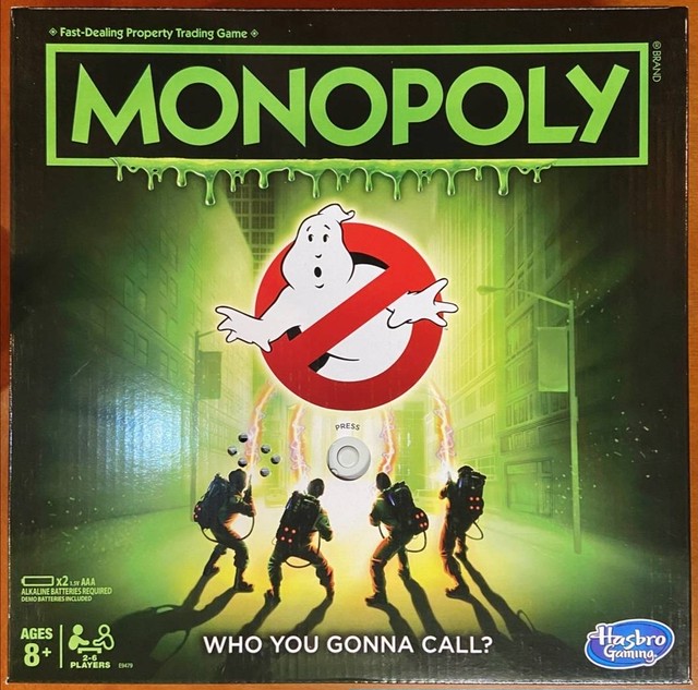 ゴーストバスターズ モノポリー ボードゲーム Ghostbusters Monopoly Boardgame 海外アニメと映画のボードゲームショップ カクテルトイズ Cocktail Toys