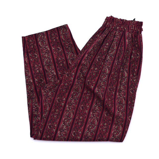 90s CONTEMPO casuals arabesque easy pants