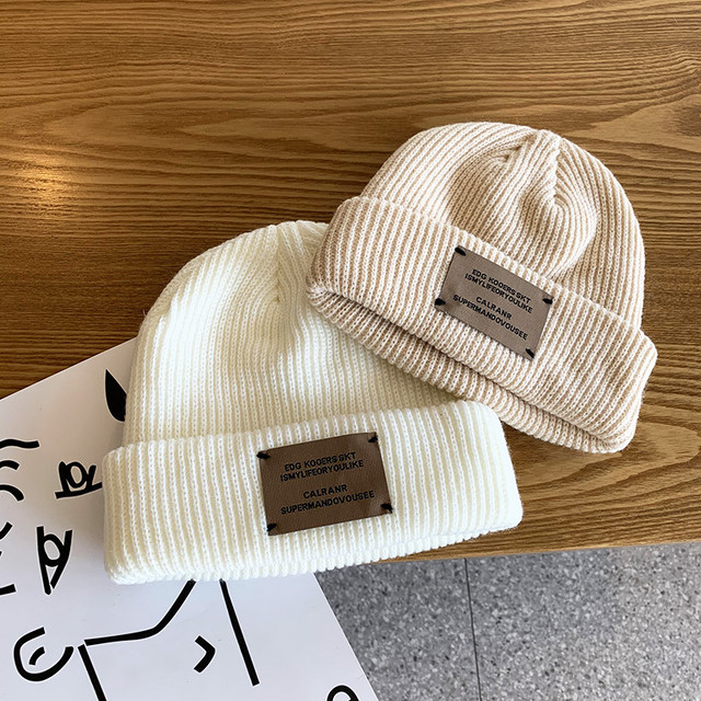 〈1周年記念リクエスト〉ラベル入りニット帽【label knit hat】