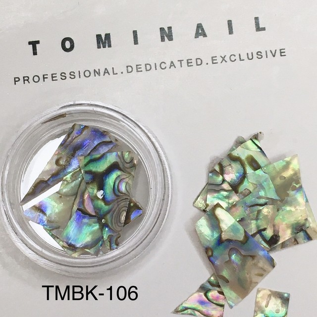 シェル Tmbk 106 螺鈿虹色 Tominail Japan