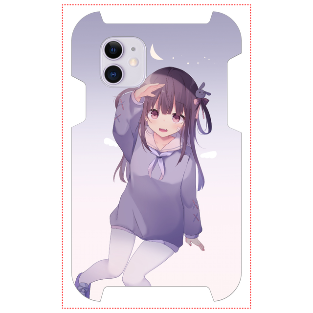 Iphoneケース スマホケース ロリっ娘 イラスト 女の子 エモい かわいい Iphone12 Pro Max Xperia 5 ケース おしゃれ イラストレーター クリエイター 絵師 個性的 Android アンドロイド ケース タイトル 月とうさぎ 作 つるせ Iphoneケース Tシャツ メンズ