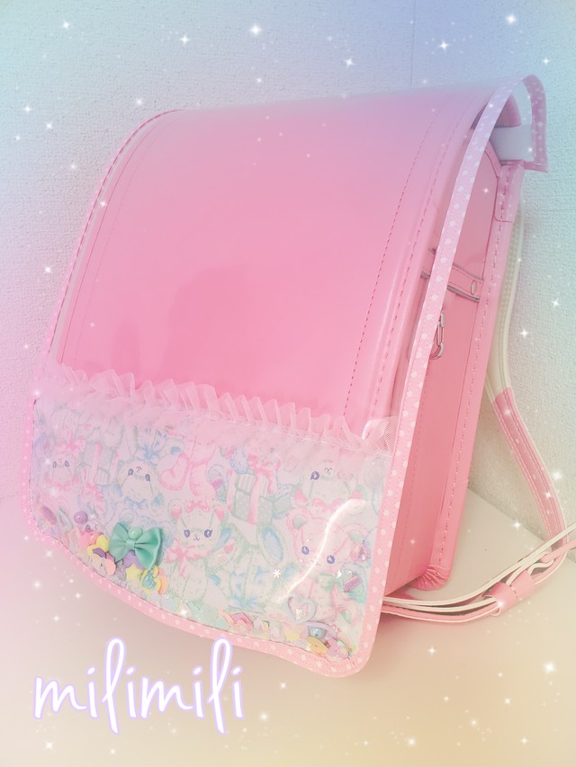 テディベア ランドセルカバー Milimiliランドセルカバー 女の子 ゆめかわ 入学準備 Milimili