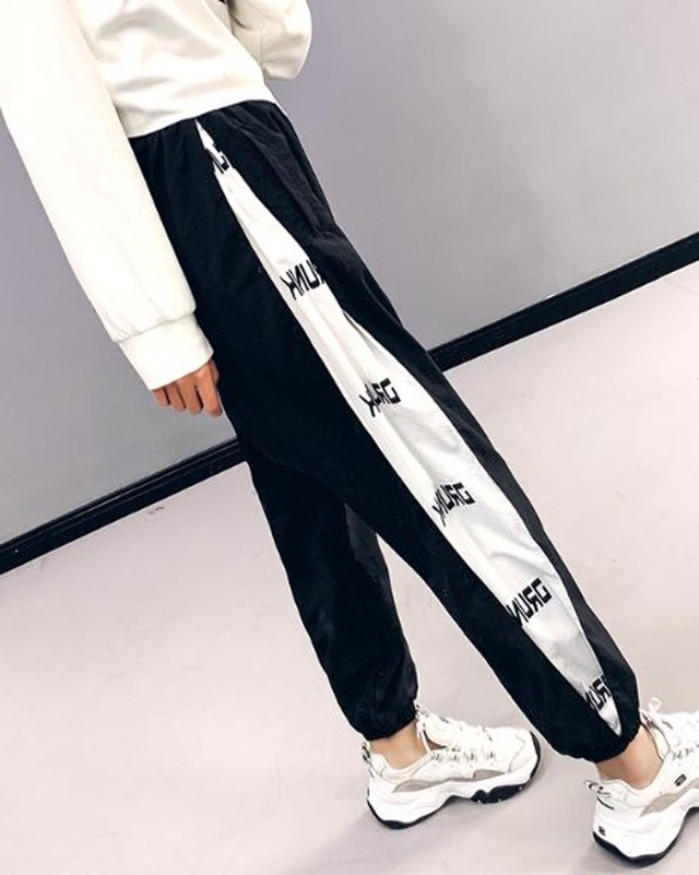 ワイドパンツ レディース スウェットパンツ レディース スエット スエットパンツ ロング ライン スポーツ ブラック 春夏 Jm3098 Dress No Sato