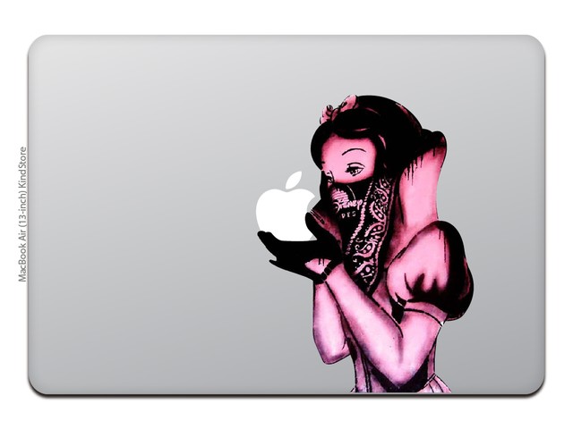 カインドストア Macbook Air Pro 11 13インチ マックブック ステッカー シール 白雪姫 リベンジ 白雪姫の逆襲 Bad Apple バンダナ ギャング M4 カインドストア Macbook Iphone ステッカー 作成 通販
