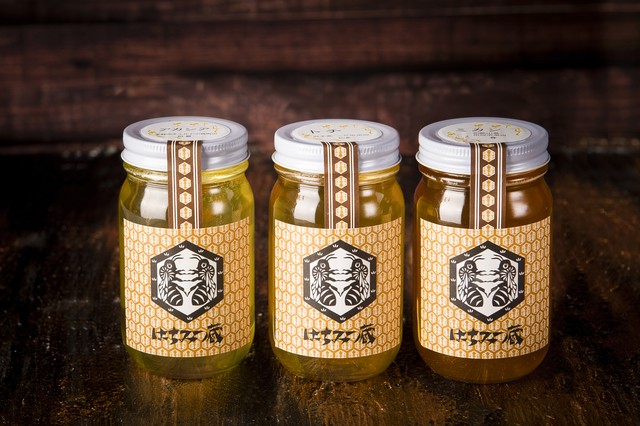 美味しい!国産・純粋はちみつ(アカシア・トチ・ミカン)300g3本セット