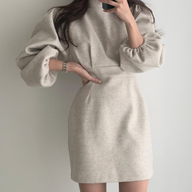 スウェットタイトワンピc0561 Chery