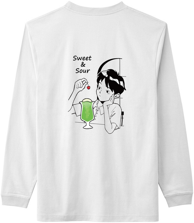 Sweet Sour ロンt ホワイト Retro Pop レトロポップ