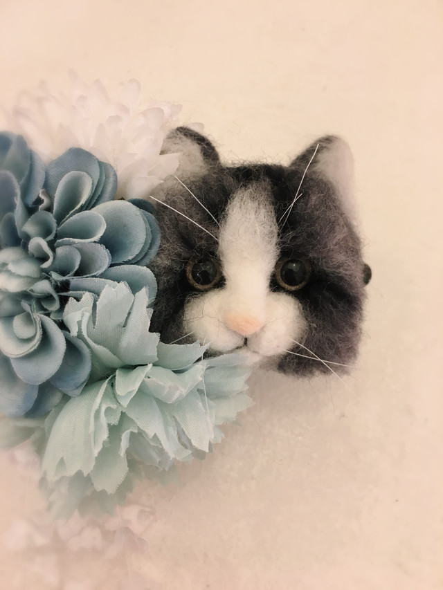 猫さん髪飾り Payaco