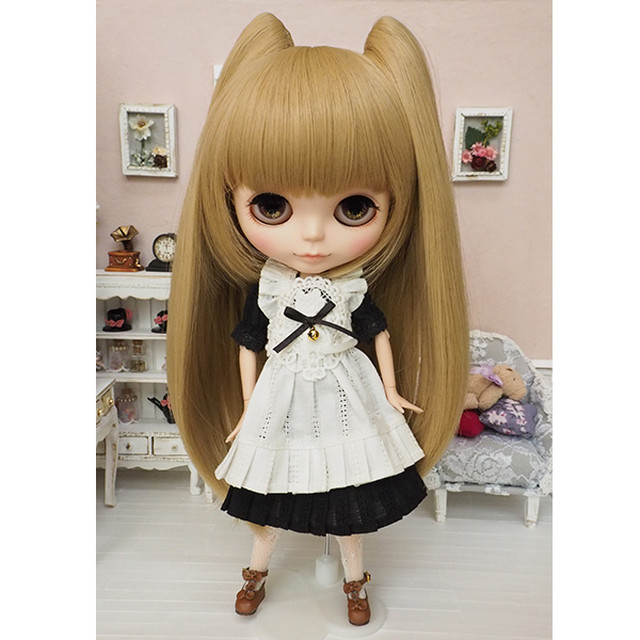 ネオブライス ウィッグ ネコ耳ツーテールmt 10インチ ドール Blythe Pulip Bonbon Rouge Doll Wig Shop