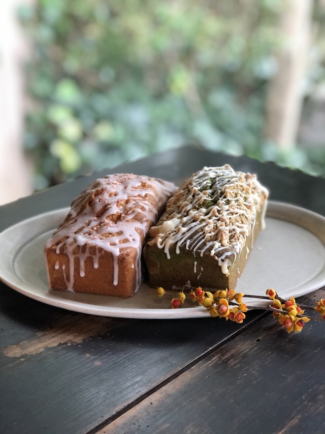 野菜パウンドケーキ ほうれん草 生姜 Yadokaricafe