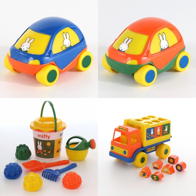 Polesie ポリシエ Miffy ミッフィー カー 砂場 トラック 4点セット Liebling