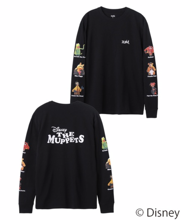 X Girl X Girl Disney The Muppets Printed Sleeve L S Tee ディズニーコラボ ザ マペッツ Xgirl Xg エックスガール Inception