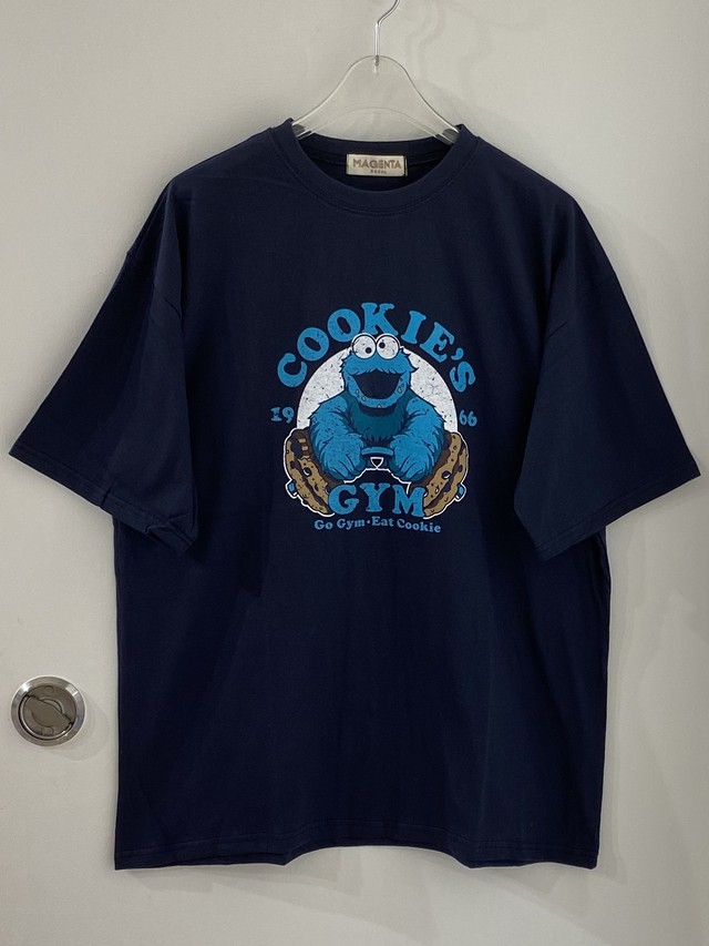 クッキーモンスター Tシャツ ネイビー Sehmversion