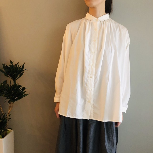 Lueuf ブロードシャツ Green Chick