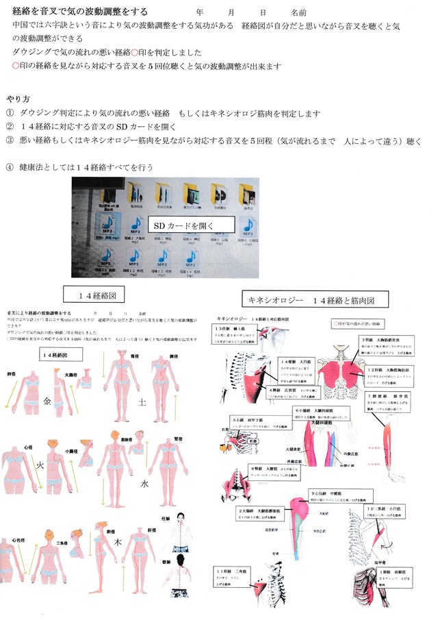 音叉 Sdカード による経絡の波動調整法 聴くだけです 音による気功 無誘導波動コイル 古代文字気功カード ダウジングロッド イメージ療法の配信