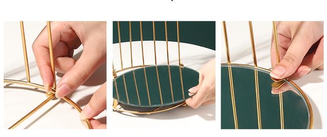 メイク ボックス 収納 ディスプレイ 雑貨 ゴールド かわいい おしゃれ 化粧品 大容量 卓上 机上 整理 整理整頓 きれい ケース 化粧箱 化粧 ２段階 棚 アンティーク Akuaray