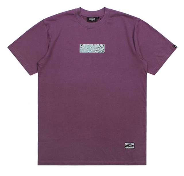 ワンポイント Tシャツ 紫 ワカモレ