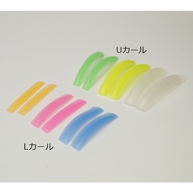 カラフルシリコンロッド6サイズセット まつげエクステ商材 Flap Eyelashes フラップアイラッシュ