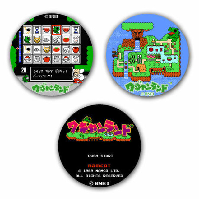 ワギャンランド ・アクセサリー缶バッジコレクション 3個セット / GAMES GLORIOUS