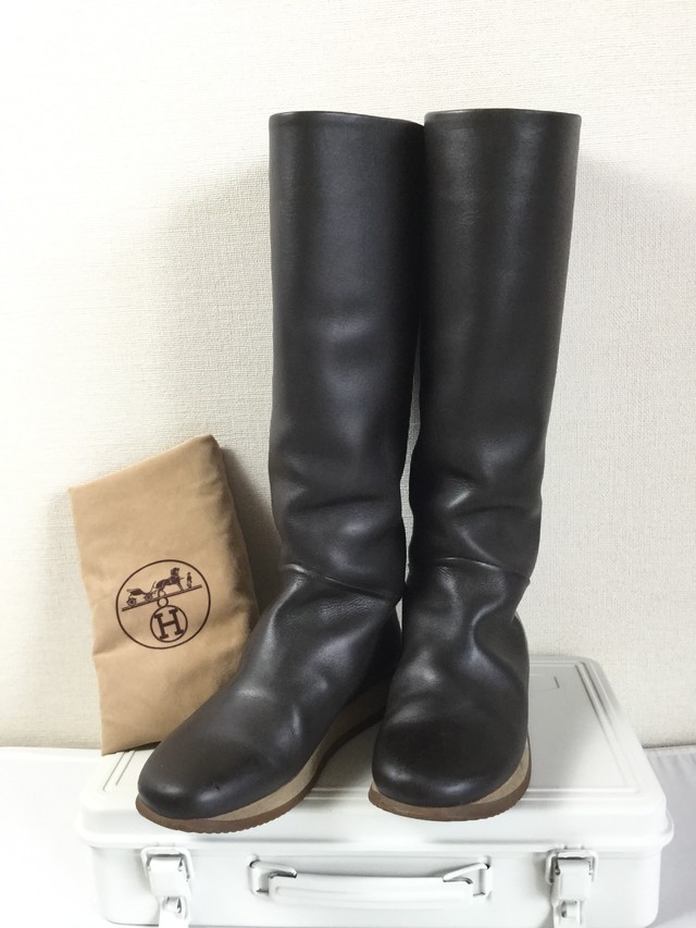 Hermes クイック スニーカー ロングブーツ Mikotonori