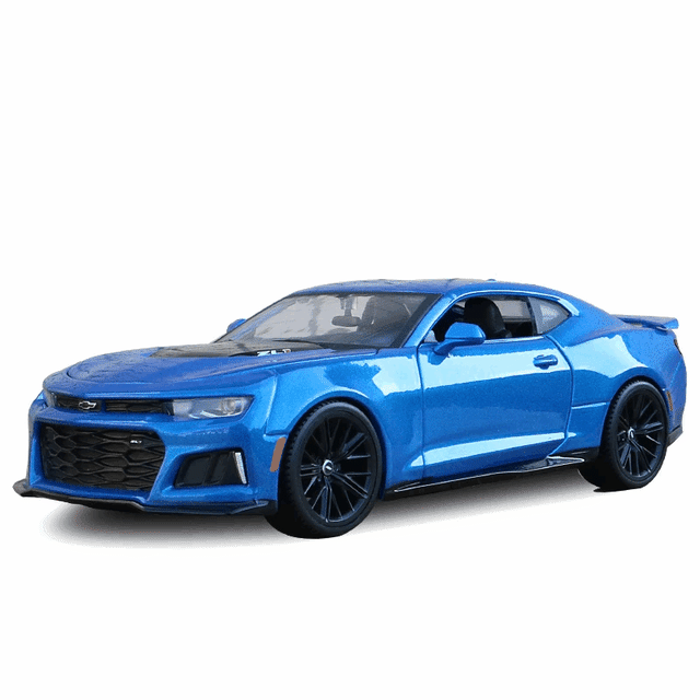 送料無料 1 24 シボレー カマロ Chevrolet Camaro Zl1 スポーツカー アメ車 青 ブルー ミニカー ダイキャストカー モデルカー コレクション Hachinohe Base 1518