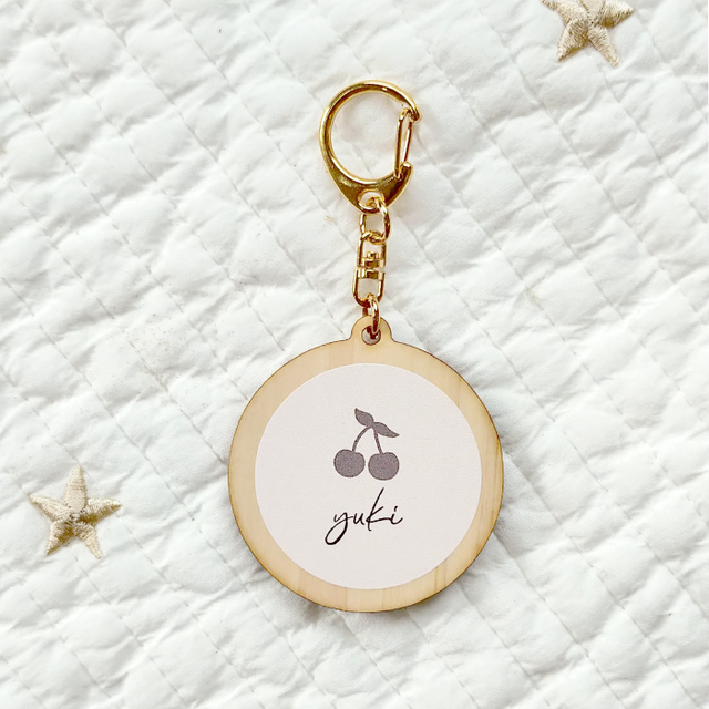 お名前キーホルダー ベビーアクリルフィギュア Uchinoco