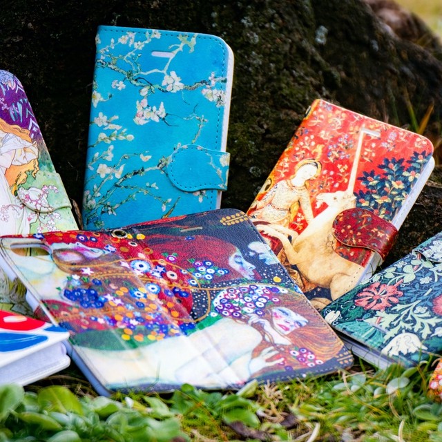 Iphonese ケース スマホケース 手帳型 全機種対応 ケース おしゃれ 人気 ケース 絵画 レトロポスター ロシア マッチボックスラベル 個性派スマホケース Naturemate