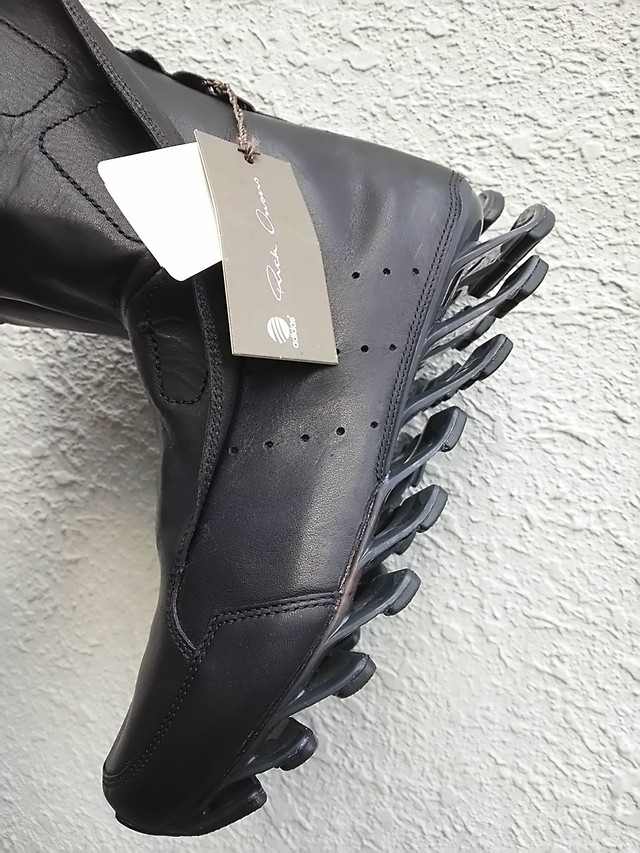 リックオウエンスrick Owens アディダスadidas 新品 Springblade Hi スプリングブレード レスリング ボクシング スニーカーブーツ 25 24 5 黒 定価 古着屋rainbowfield Since 06