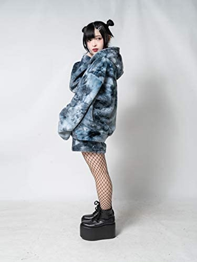 Jpcs エーシーディーシーラグ モコモコジップパーカー フェイクファー パーカー 原宿系 個性的 ゆめかわいい 衣装 Az Japan Classic Store