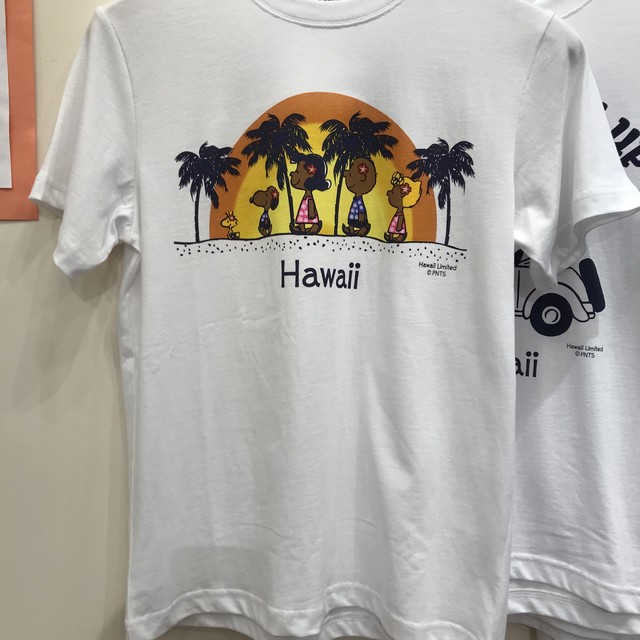 日焼けスヌーピー Moniモニ Tシャツ Big Mahalo Honolulu