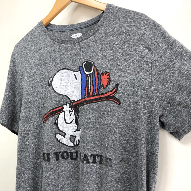 Old Navy オールドネイビー 古着 スヌーピー Snoopy 半袖 Tシャツ ピーナッツ Usa キャラクター メンズm アメリカ古着 古着屋エバレット